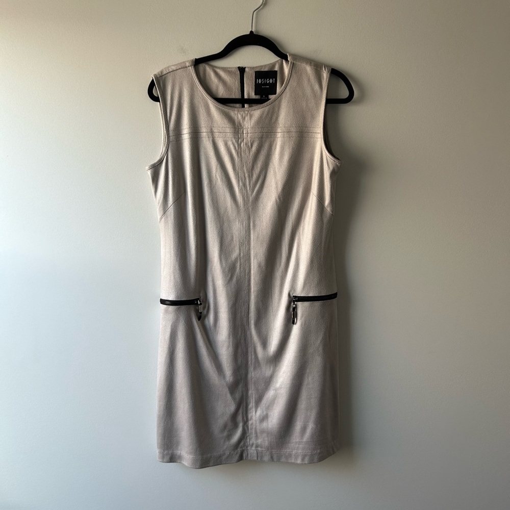 Insight grey sleeveless dress